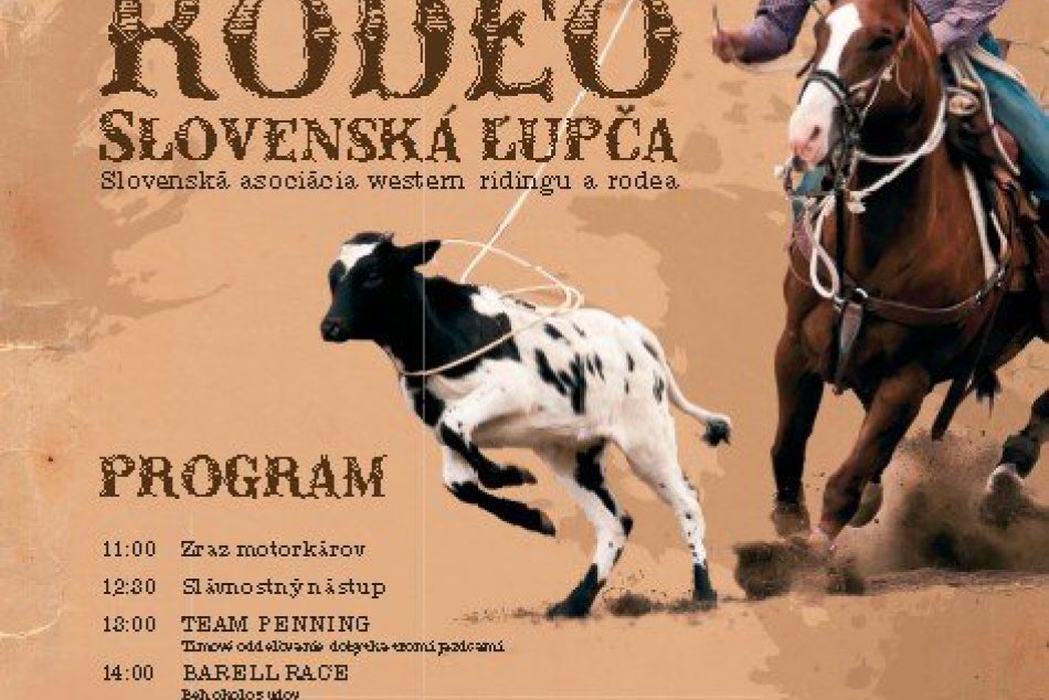 Slovenská Ľupča bude žiť ródeom: Zažite westernové súťaže, ale aj country bál