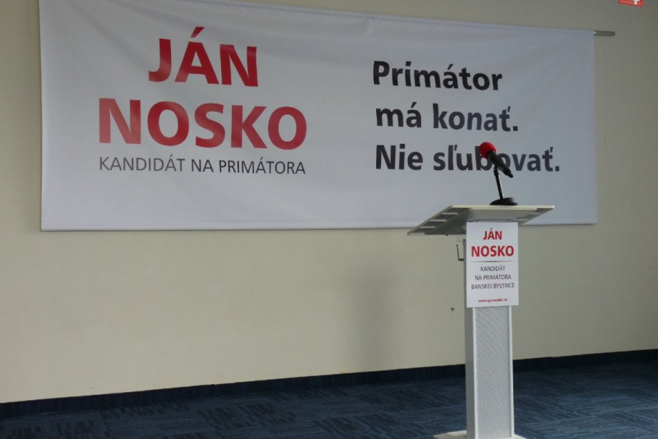 Riaditeľ Detskej fakultnej nemocnice Ján Nosko ohlásil kandidatúru na primátora
