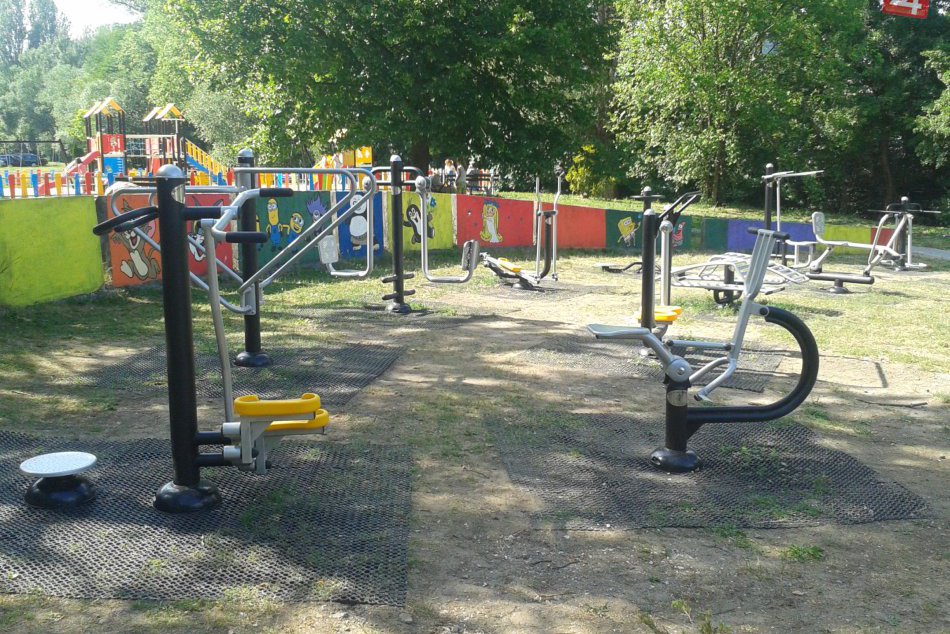 V OBRAZOCH: V Bystrici si zacvičíte v novom fit parku