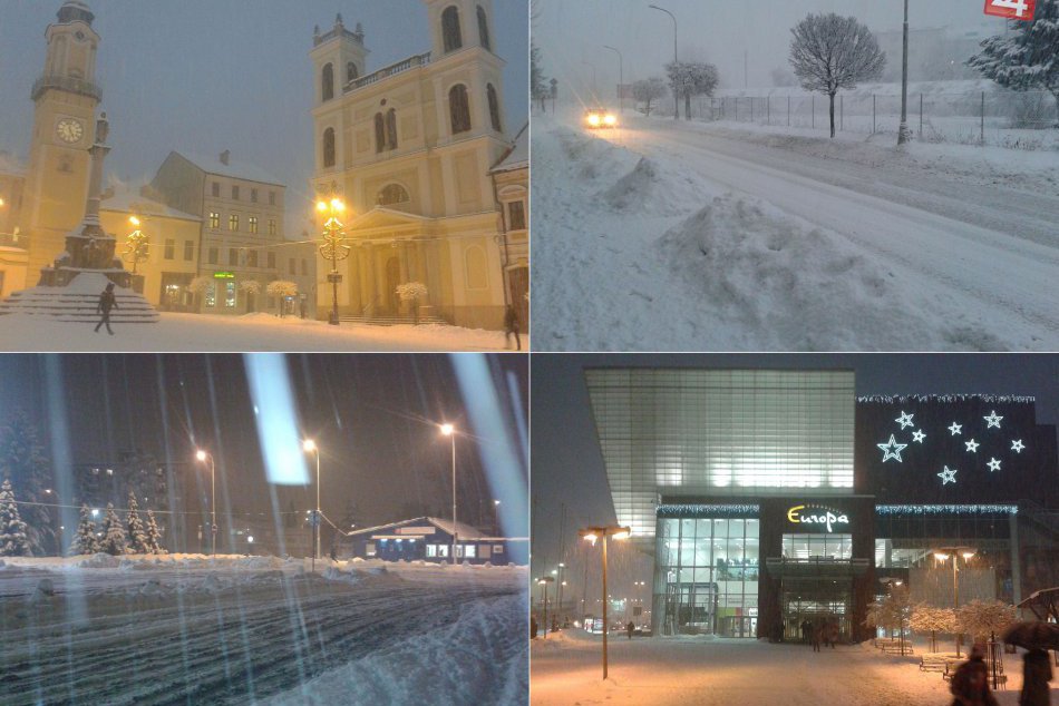 Ilustračný obrázok k článku FOTO: Perinbaba udrela a tentoraz plnou silou. Bystrické ulice zasypal sneh