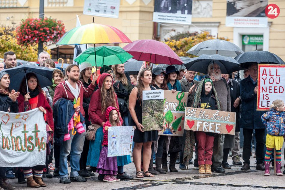 Ilustračný obrázok k článku FOTO: V Bystrici sa zišli ľudia z celého Slovenska. Na námestí protestovali za ochranu lesov