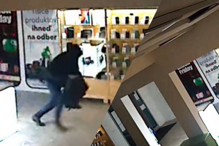Ilustračný obrázok k článku Zlodej priamo v akcii: Takto v Bystrici vylúpil predajňu s elektronikou, VIDEO