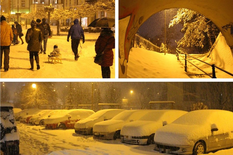 Ilustračný obrázok k článku Zimná idylka alebo biele peklo? Bystricu zasypal sneh, aktuálne FOTO z ulíc
