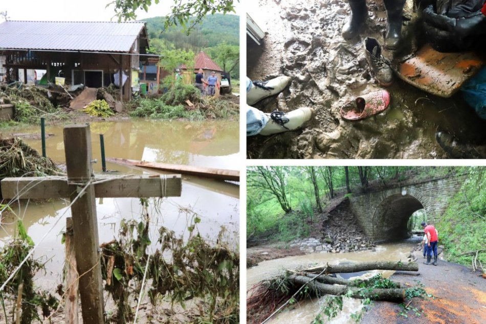Ilustračný obrázok k článku Zničená cesta a poškodené domy: DESIVÝ pohľad na dôsledky prívalovej povodne, FOTO
