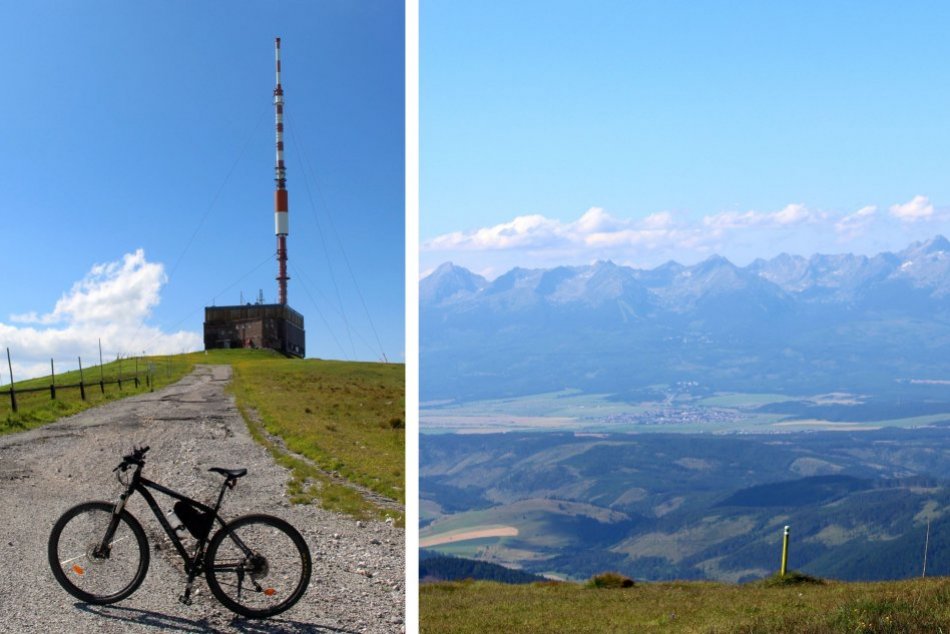 Ilustračný obrázok k článku TIP na letné DOBRODRUŽSTVO: Boli ste už bicyklom na streche Slovenska? FOTO