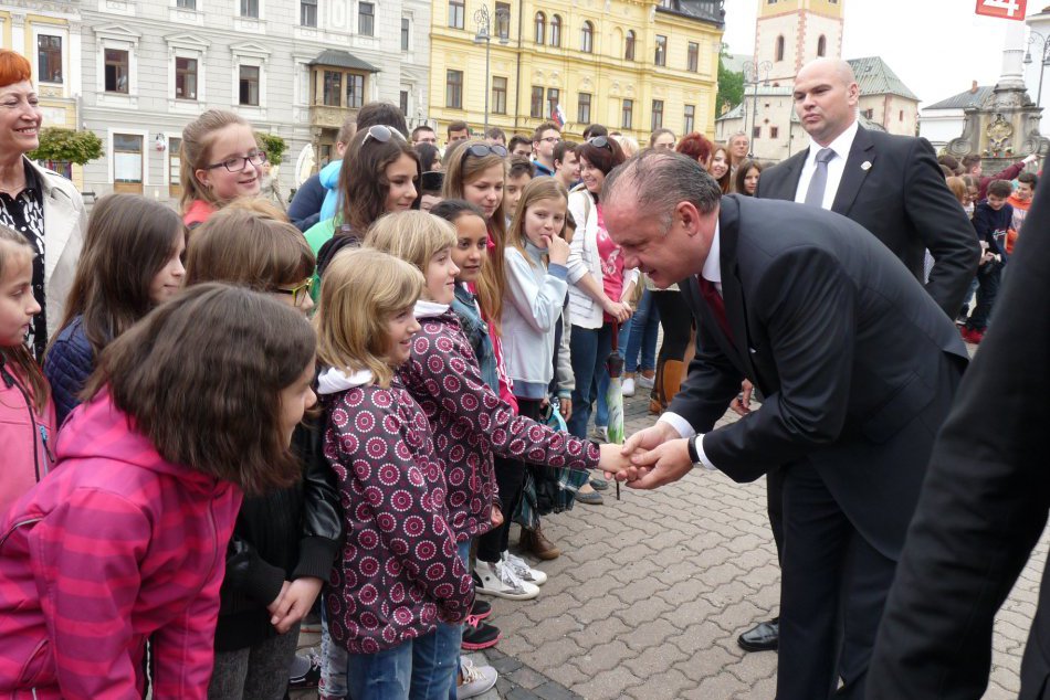 V Bystrici sme privítali prezidenta Andreja Kisku