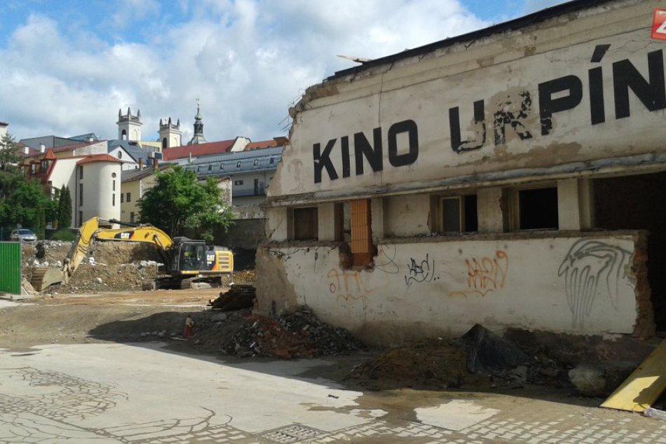 Bývalé Kino Urpín pomaly mizne pred očami