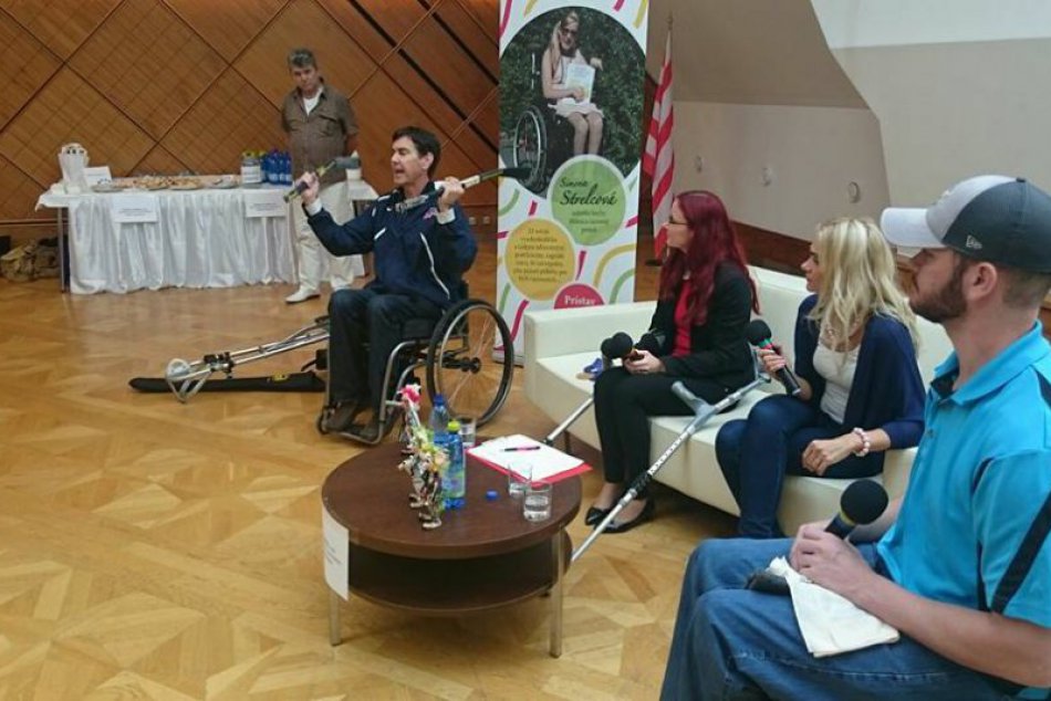 V OBRAZOCH: Silné stretnutie s paralympionikmi na bystrickej radnici