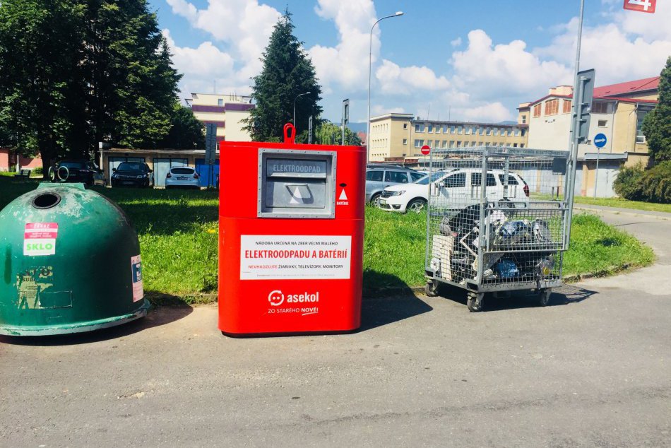 V OBRAZOCH: Kontajnery na drobný elektroodpad od júna i v Bystrici
